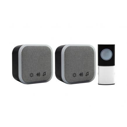 Portable and Plug-In Door Chime Set