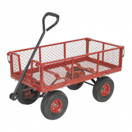 Platform Truck with Removable Sides Pneumatic Tyres 200kg Capacity CST997