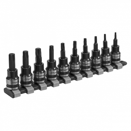 TRX-Star* Socket Bit Set 10pc 3/8"Sq Drive Black Series AK6207B