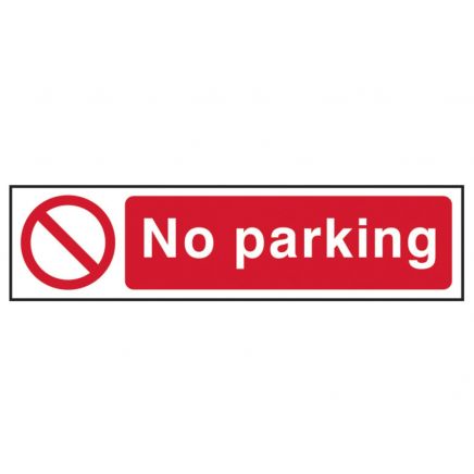 No Parking - PVC 200 x 50mm SCA5056