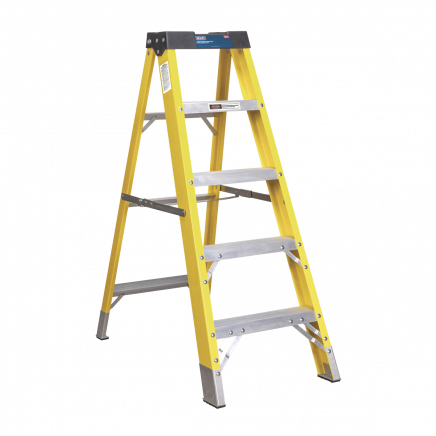 Fibreglass Step Ladder 4-Tread EN 131 FSL5
