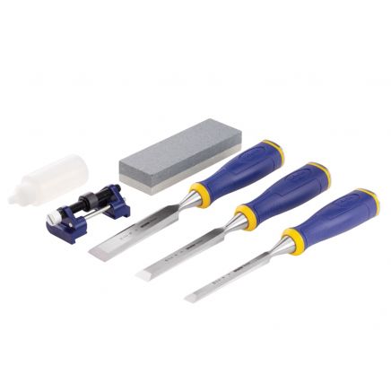MS500 ProTouch™ All-Purpose Chisel Set, 3 Piece + Sharpening Kit MARS500S3SS