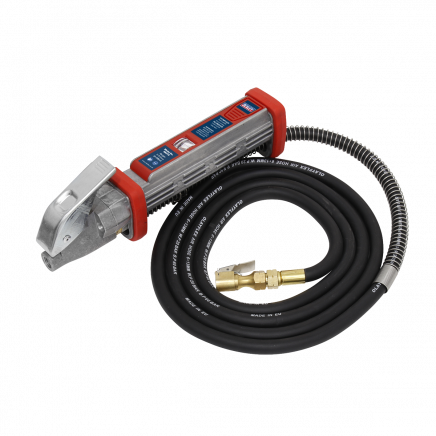 Tyre Inflator 2.7m Hose with Clip-On Connector SA372