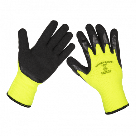 Thermal Super Grip Gloves (Large) - Pack of 6 Pairs TSP126/6