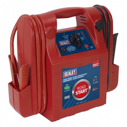 RoadStart® Emergency Jump Starter 12/24V 3200/1600 Peak Amps RS105