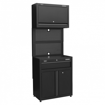 Rapid-Fit 1 Drawer Cabinet & Wall Cupboard APMS2HFPD