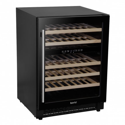 Baridi 46 Bottle Wine Cellar Fridge with Digital Touch Screen Controls, Black DH79