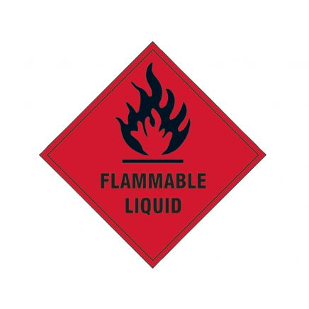 Flammable Liquid SAV - 100 x 100mm SCA1850S