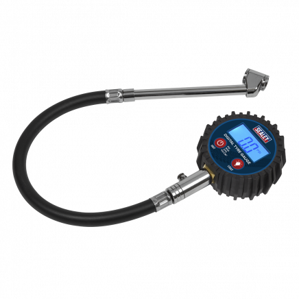 Digital Tyre Pressure Gauge with Twin Push-On Connector TST003