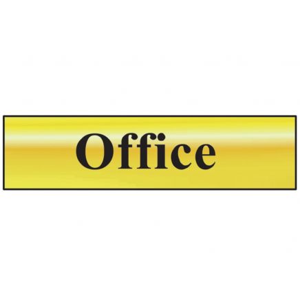 Office - Polished Brass Effect 200 x 50mm SCA6010
