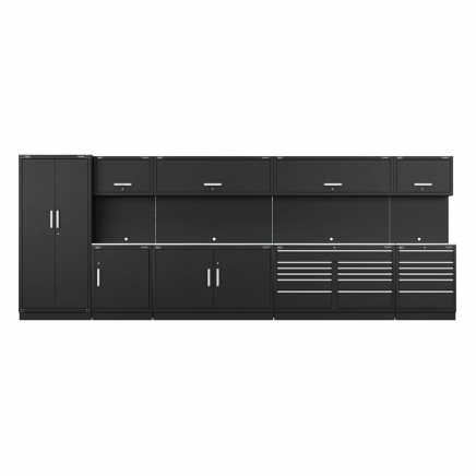 Premier 5.6m Storage System - Stainless Worktop APMSSTEEL