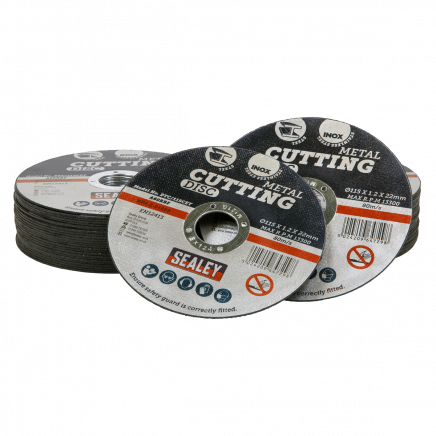 Cutting Disc Ø115 x 1.2mm Ø22mm Bore - Pack of 50 PTC115CET50