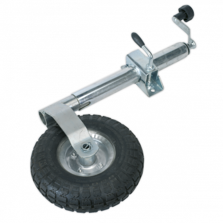 Jockey Wheel & Clamp Ø48mm - Ø260mm Pneumatic Wheel TB372
