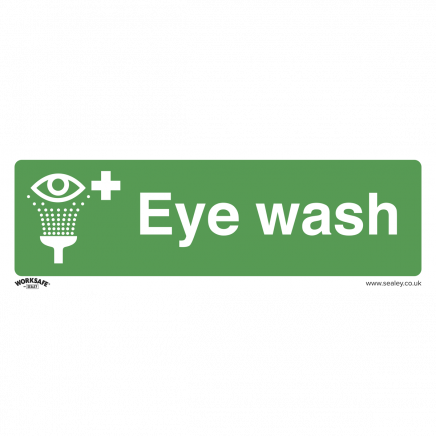Safe Conditions Safety Sign - Eye Wash - Self-Adhesive Vinyl SS58V1
