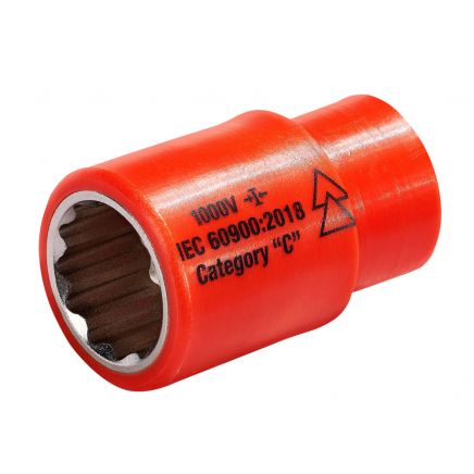 Insulated Socket, 3/8in Drive