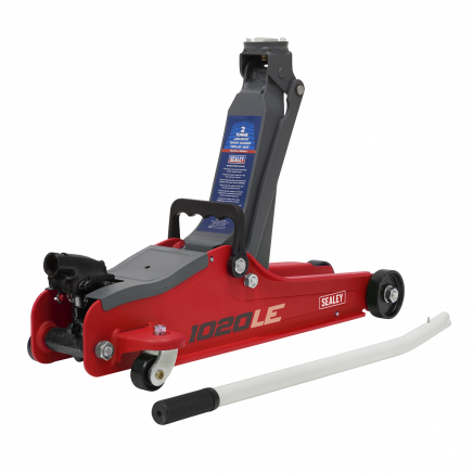 Trolley Jack 2 Tonne Low Profile Short Chassis - Red 1020LE