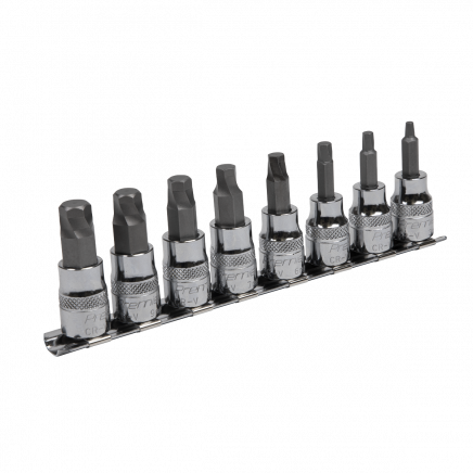 Hex Socket Bit Set Lock-On™ 8pc 3/8"Sq Drive Metric AK65601