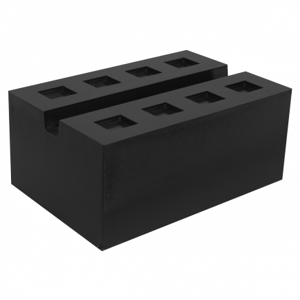 Slotted Rubber Support Block for Viking Jacking Beams 80mm SJBEX.A03