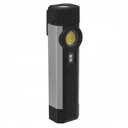 Rechargeable Aluminium Pocket Light with UV 3W COB & 1 SMD LED LED220UV