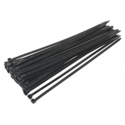 Cable Tie 350 x 7.6mm Black Pack of 50 CT35076P50