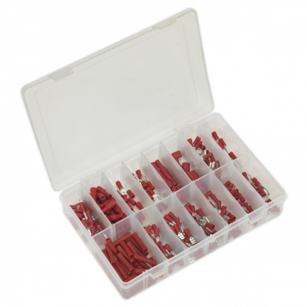 Crimp Terminal Assortment 260pc Red AB039RT