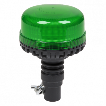 Warning Beacon SMD LED 12/24V Flexible Spigot Fixing - Green WB955LEDG