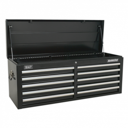 Topchest 10 Drawer with Ball-Bearing Slides - Black AP5210TB