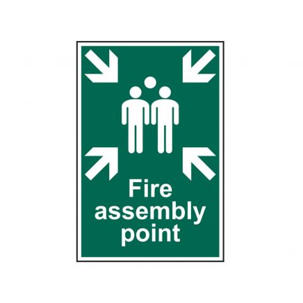 Fire Assembly Point - PVC 200 x 300mm SCA1541