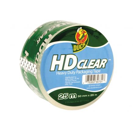 Duck Tape® Packaging Heavy-Duty 50mm x 25m Clear SHU222181