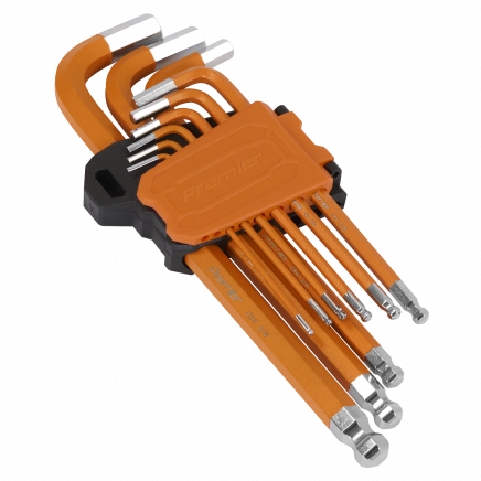 Hex Key Set Long Ball-End 9pc - Imperial AK71750