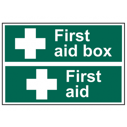 First Aid Box / First Aid - PVC 300 x 200mm SCA1553