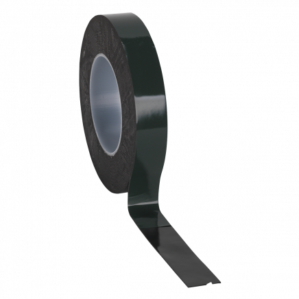 Double-Sided Adhesive Foam Tape 25mm x 10m Green Backing DSTG2510