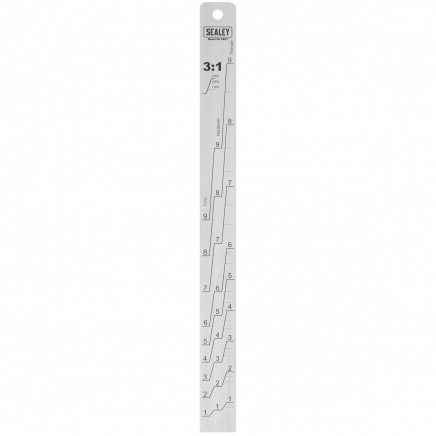 Aluminium Paint Measuring Stick 1:1/3:1 PA07