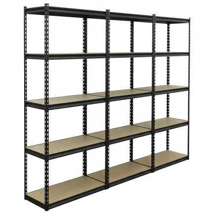 Racking Unit with 5 Shelves 340kg Capacity Per Level - Set of 3 AP900RCOMBO1