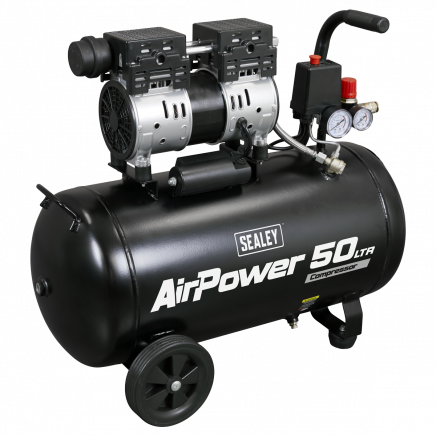 50L Low Noise Oil Free Direct Drive Air Compressor 1hp SAC5000S