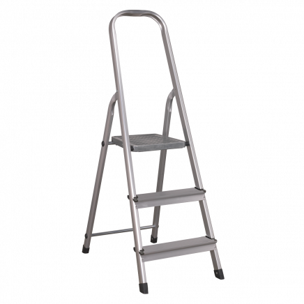 Aluminium Step Ladder 3-Tread EN 131 ASL3S