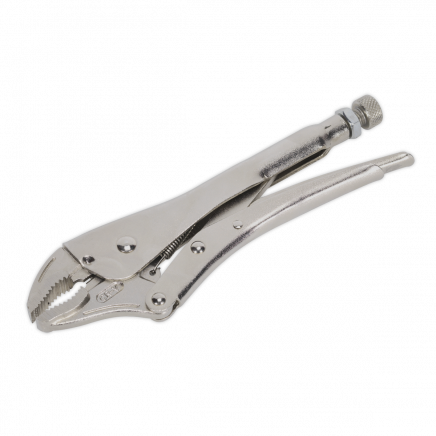Locking Pliers Curved Jaws 230mm 0-45mm Capacity AK6821
