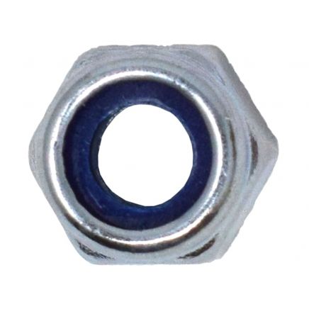 Type T Nylon Insert Nuts, Zinc Plated