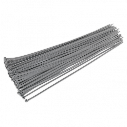 Cable Tie 380 x 4.4mm Silver Pack of 100 CT38048P100S