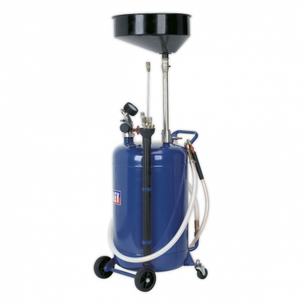 Mobile Oil Drainer with Probes 90L Air Discharge AK459DX