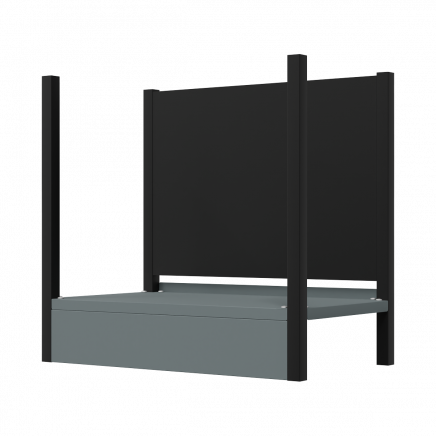 Modular Racking Base unit 1 Shelf 580mm APMRB2