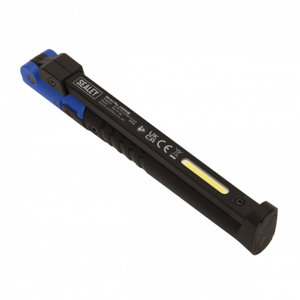 Rechargeable Slim Folding Pocket Light 2 COB & 1 SMD LED - Blue LED01B