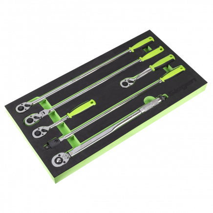 Siegen Ratchet Wrench, Breaker Bar & Torque Wrench Set 1/2"Sq Drive 6pc S01326