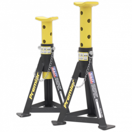 Axle Stands (Pair) 3 Tonne Capacity per Stand - Yellow AS3Y
