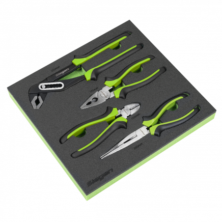Siegen Comfort Grip Pliers Set 4pc S01298