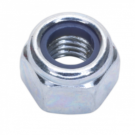 Nylon Locknut M8 Zinc Pack of 100 NLN8