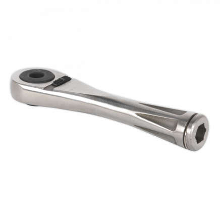 Bit Driver Ratchet Micro 1/4"Hex Stainless Steel AK6962