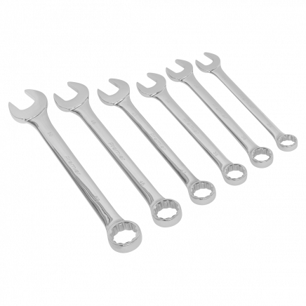 Combination Spanner Set 6pc Super Jumbo Metric AK6324