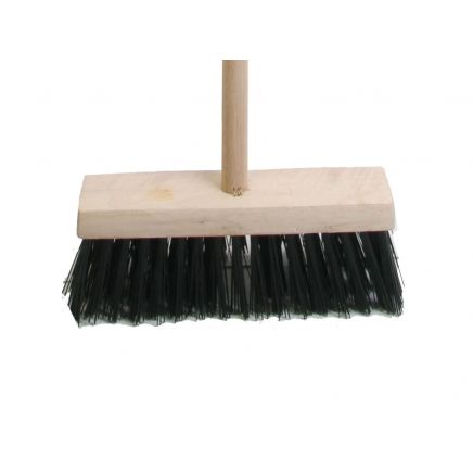 Broom PVC 325mm (13in) Head complete with Handle FAIBRPVC13H
