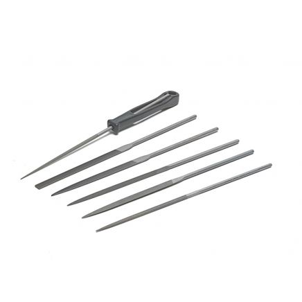 2-470-16-2-0 Needle File Set of 6 Cut 2 Smooth 160mm (6.2in) BAH470